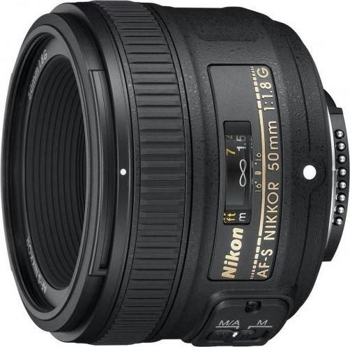 Φωτογραφικός Φακός Nikon Full Frame AF-S Nikkor 50mm f/1.8G Σταθερός για Nikon F Mount Black
