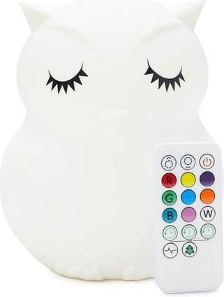  Φωτάκι Νυκτός Lumie World LED Lumipets Κουκουβάγια Λευκό