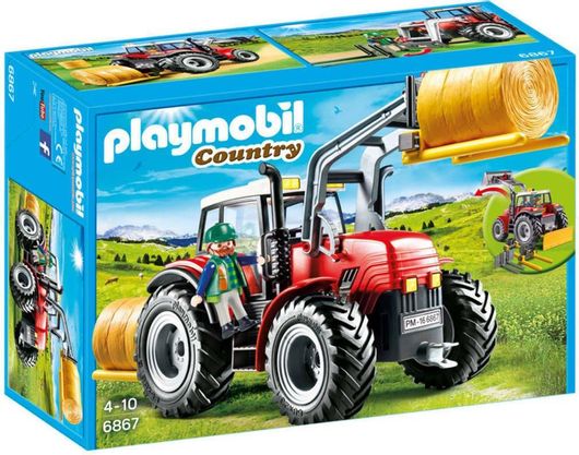 Playmobil Country Μεγαλο Τρακτερ Με Εργαλεια για 4-10 ετών