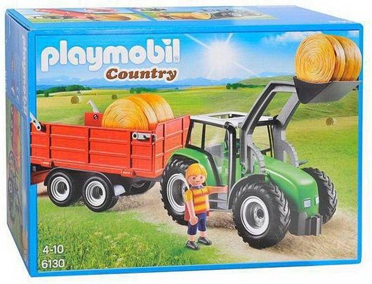 Playmobil Τρακτέρ με Καρότσα για 4+ Ετών