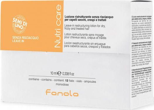 Αμπούλες Μαλλιών Fanola Nutri Care Ενυδάτωσης 12ml x 12τμχ