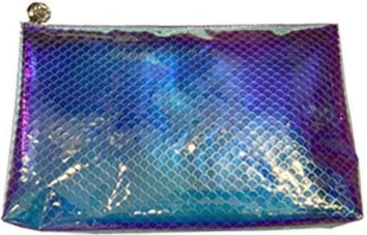 Νεσεσέρ Ταξιδιού Mermaid Ολογραφικό XL 31x19x8cm Πολύχρωμο