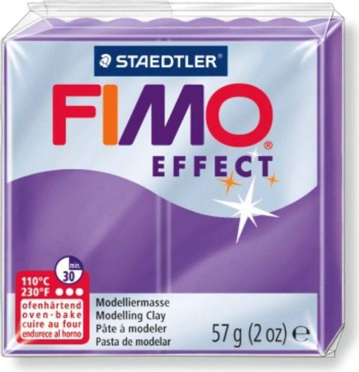 Πηλος Staedtler Fimo Effect 56gr Translucen Lilac 