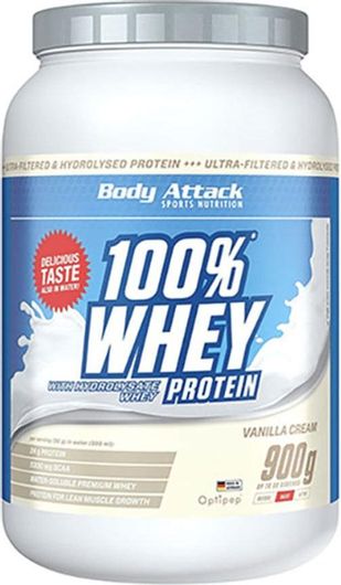 100% Whey Protein 900g (Body Attack)