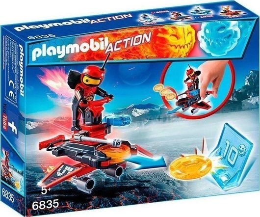 Playmobil Action Firebot Με Δίσκο Εκτόξευσης 6835 για 5+ Ετών