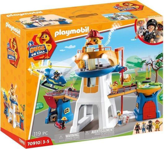 Playmobil Duck On Call Αρχηγείο για 3 ετών