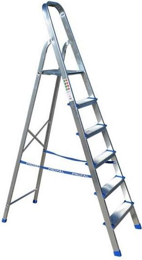 Σκάλα Αλουμινίου Profal Super με 5+1 Σκαλοπάτια