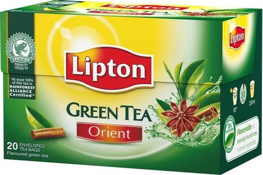 Πράσινο Τσάι Lipton Green Tea Exotic Orient 20 Φακελάκια