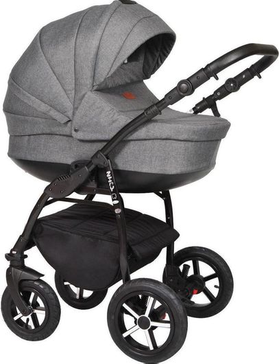 Πολυκαρότσι Baby Merc Zipy Q Από Νεογέννητο Γκρι