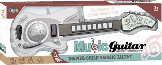Κιθάρα Luna Toys για 3+ Ετών Λευκό