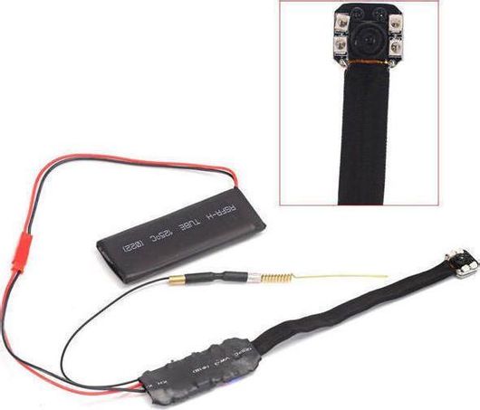 Κρυφή Κάμερα Παρακολούθησης Spy Cam S-06 Μαύρο