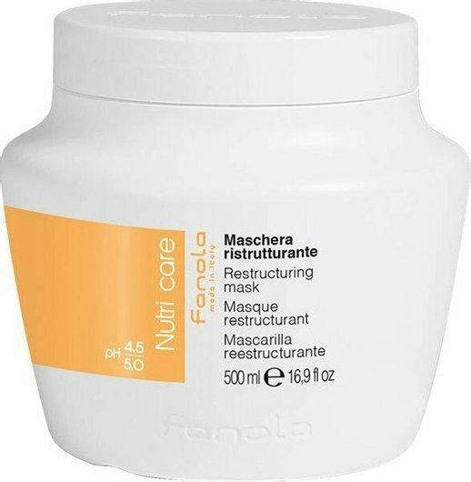 Fanola NutriCare Restructuring Μάσκα Μαλλιών για Ενυδάτωση 500ml