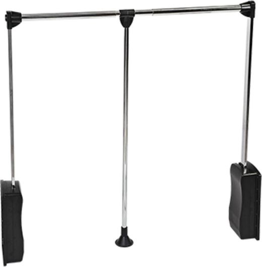 Ασανσέρ Ντουλάπας F.F. Group 37092 12kg 83-115cm Μεταλλικό Μαύρο