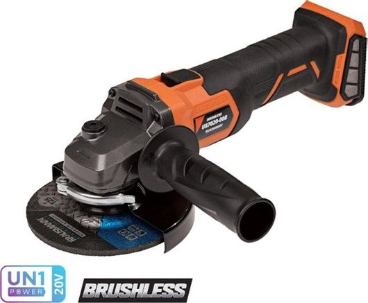 Γωνιακός Τροχός Krausmann U87020-00Β 20V 125mm Μπαταρίας Solo