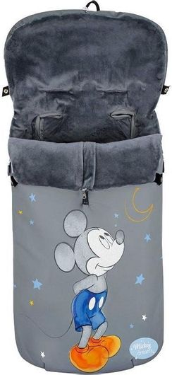 Ποδόσακος Καροτσιού Universal Interbaby 10073 Mickey Γκρι