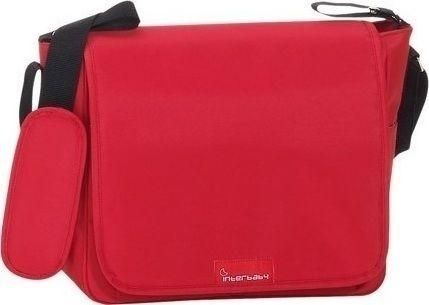 Τσάντα Αλλαξιέρα Interbaby Ώμου & Χειρός 32x31cm Κόκκινο