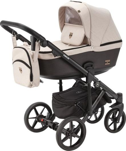 Πολυκαρότσι Adamex Emilio 3σε1 για Νεογέννητα 105x118x60cm Μπεζ