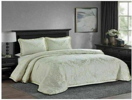 Σετ Μαξιλαροθήκες Γαρύφαλλο Damask Jacquard 2τμχ 50x70cm Εκρού