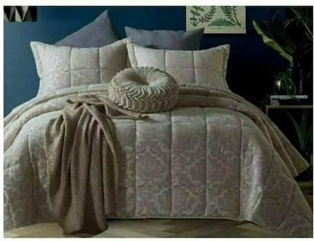 Σετ Μαξιλαροθήκες Γαρύφαλλο Jacquard Microsatin 2τμχ 50x70cm Κρεμ