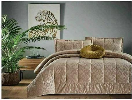 Σετ Μαξιλαροθήκες Γαρύφαλλο 17585 Italian Velvet 2τμχ 50x70cm Γκρι