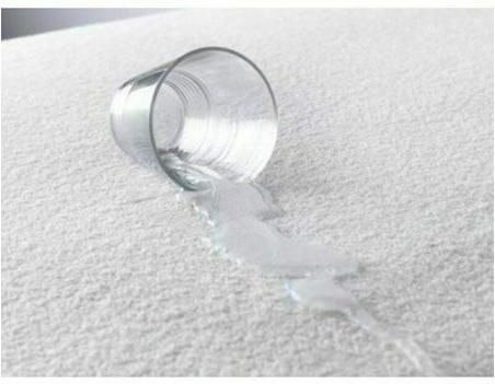 Σετ Μαξιλαροθήκες Γαρύφαλλο Αδιάβροχες Βαμβακερές 50x70cm Λευκό