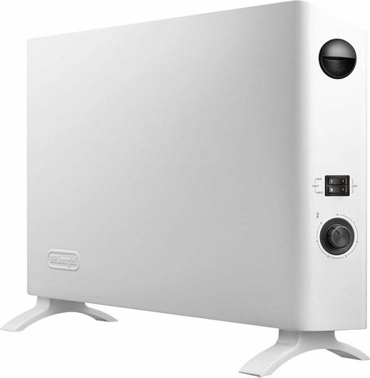 Θερμοπομπός Δαπέδου Delonghi Hsx2320 με Αναλογικό Θερμοστάτη 2000W 68.3x9x46cm Λευκό