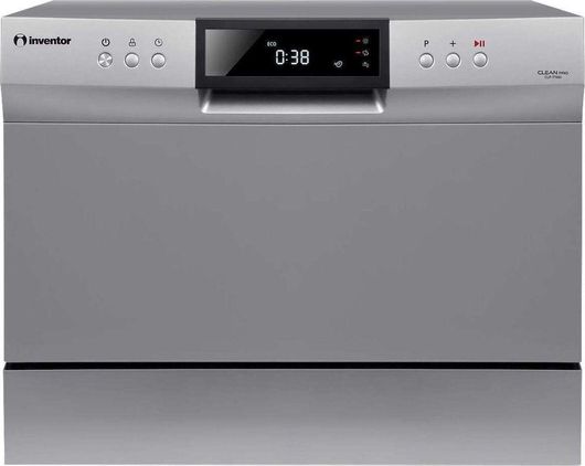 Πλυντήριο Πιάτων Inventor CLP-TT66I Πάγκου για 6 Σερβίτσια 44x55x53cm Inox