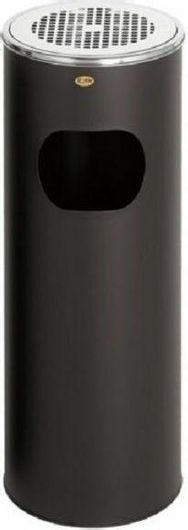 Επαγγελματικός Κάδος Απορριμμάτων Ram Μεταλλικός 12lt Μαύρο