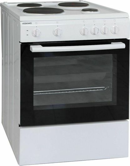 Κουζίνα Eskimo ES 4060 W 71lt με Εμαγιέ Εστίες 85x60x60cm