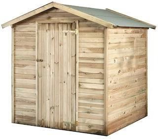 Ξύλινη Αποθήκη ShoWood 400120 Μονόφυλλη 1.8x1.35x2.26m Καφέ