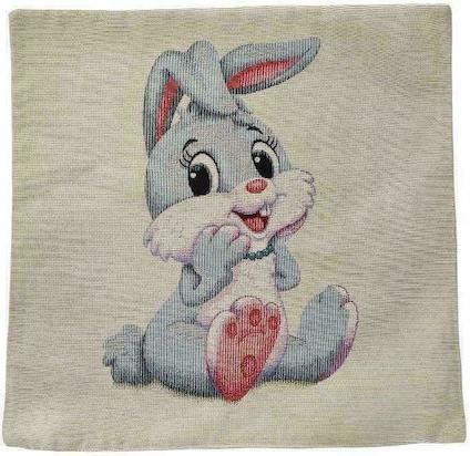 Μαξιλαροθήκη Στόφα με Κουνελάκι Vassiliadis 2673 47x47cm
