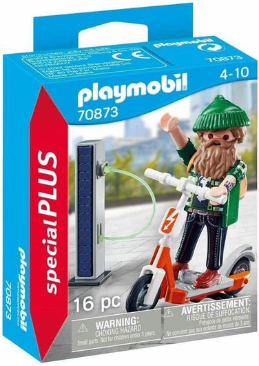 Playmobil Special Plus Χίπστερ με Ηλεκτρικό Σκούτερ για 4-10 ετών