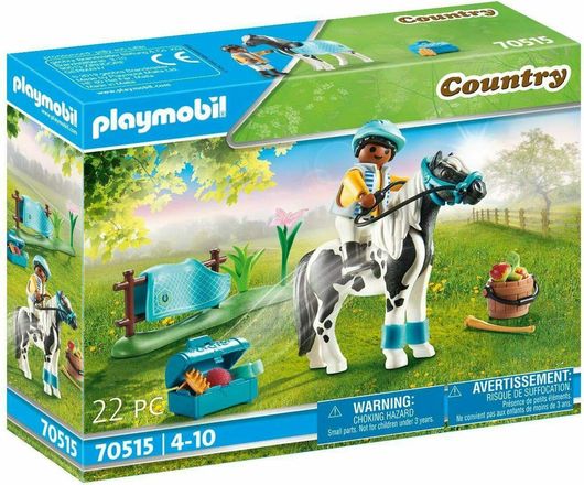 Playmobil Country Αναβάτης με Πόνυ Lewitzer για 4+ Ετών #2543