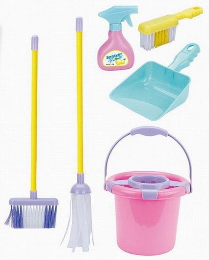 Παιδικό Παιχνίδι Καθαρισμού Σφουγγαρίστρα & Κουβάς για 3+ Ετών