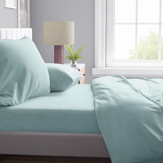 Μαξιλαροθήκη Dimcol Μελανζέ 05 50x70cm Τιρκουάζ