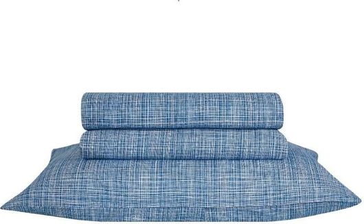 Σετ Μαξιλαροθήκες Kentia Colton 1 50x70cm 2τμχ Μπλε