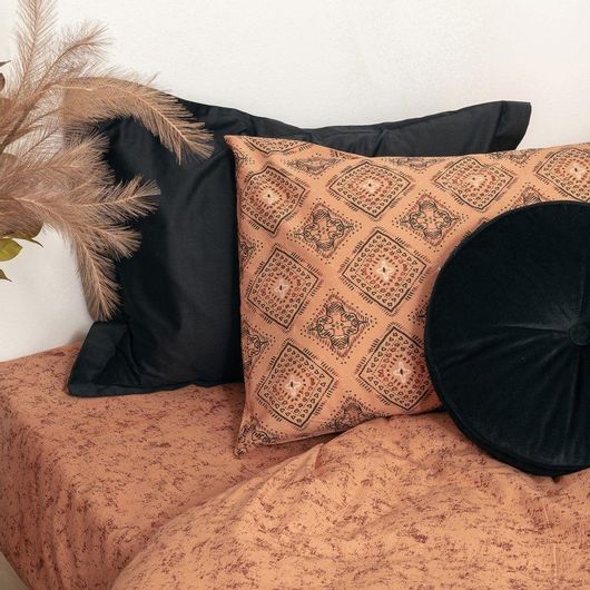 Σετ Μαξιλαροθήκες Palamaiki FL6162 52x72cm 2τμχ Σομόν