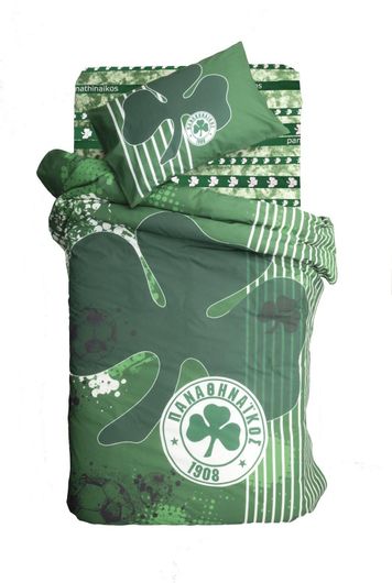 Σετ Μαξιλαροθήκες Palamaiki Panathinaikos FC10 50x75cm 2τμχ Πράσινο