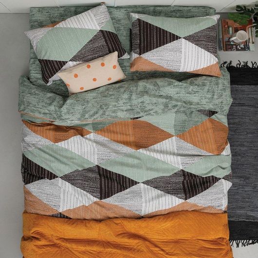 Σετ Μαξιλαροθήκες Palamaiki FL6172 52x72cm 2τμχ Πολύχρωμο