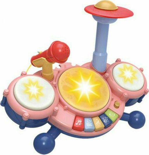 Μουσικό Παιχνίδι Luna Toys 621680 Ντραμς για 18+ Μηνών