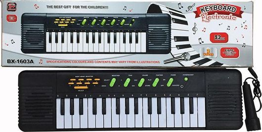 Μουσικό Παιχνίδι Zita Toys 008.1603A Αρμόνιο με 32 Κλειδιά & Μικρόφωνο για 5+ Ετών