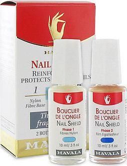 Ενδυνάμωση Νυχιών Mavala Switzerland Nail Shield Σκληρυντικό με Πινέλο Two Phase System 2x10ml 20ml