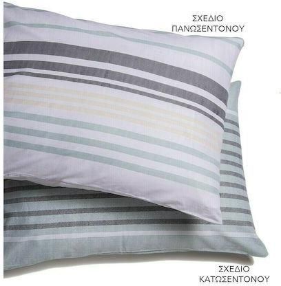 Σετ Μαξιλαροθήκες Melinen Simone  50x70cm 2τμχ Πράσινο