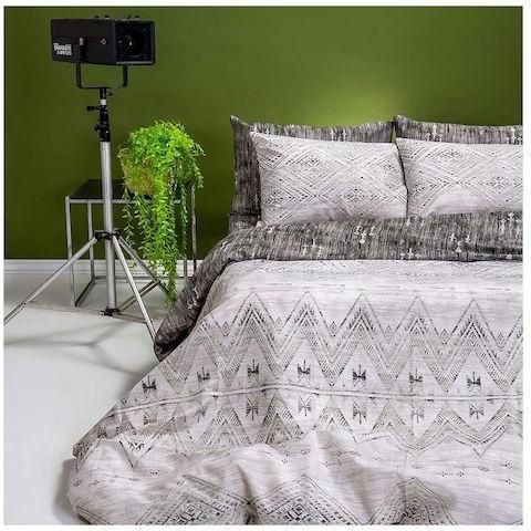 Σετ Μαξιλαροθήκες Melinen Zuma  50x70cm 2τμχ Γκρι