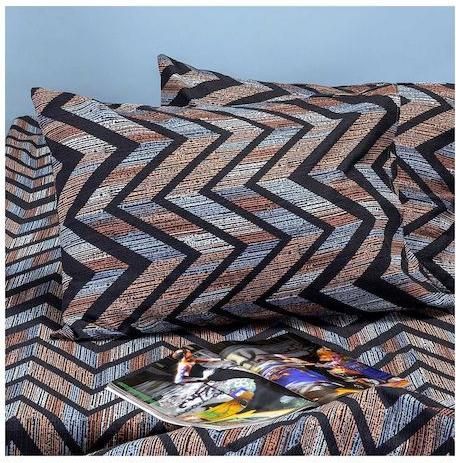 Σετ Μαξιλαροθήκες Melinen District Φανελένιες 50x70cm 2τμχ Καφέ