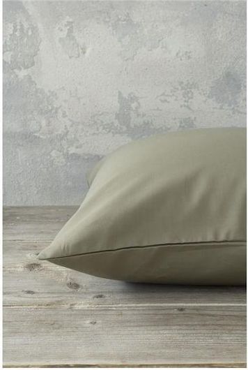 Σετ Μαξιλαροθήκες Nima Unicolors 52x72cm 2τμχ Λαδί