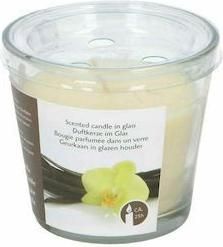 Αρωματικό Κερί Χώρου σε Γυάλινο Δοχείο Διάρκειας 25 Ωρών 145gr 8x8x8cm Βανίλια