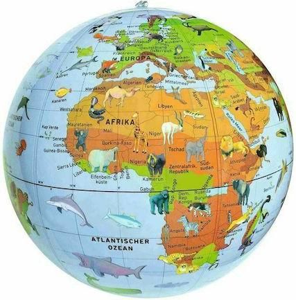 Υδρόγειος Σφαίρα Moses Αναδιπλούμενη Εκπαιδευτική 32cm