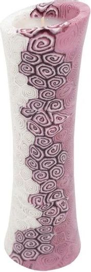 Κερί Επιτραπέζιο H4145 25x7cm Μοβ