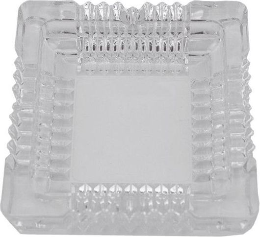 Σταχτοδοχείο H4120 Κρυστάλλινο 15x15cm Διάφανο